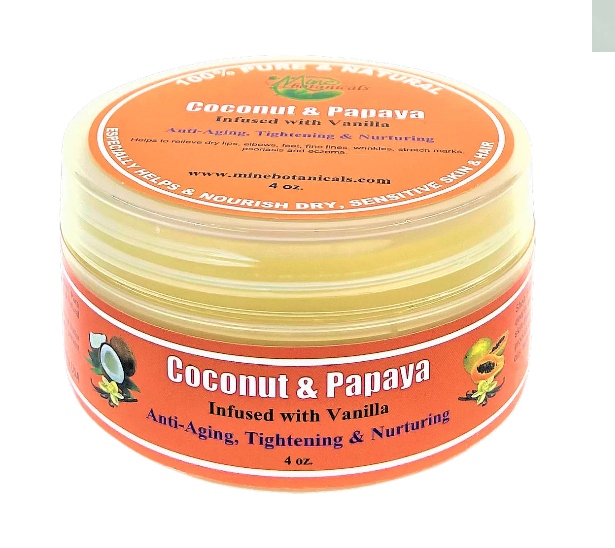 Coconut & Papaya Shea Butter Infused with Vanilla