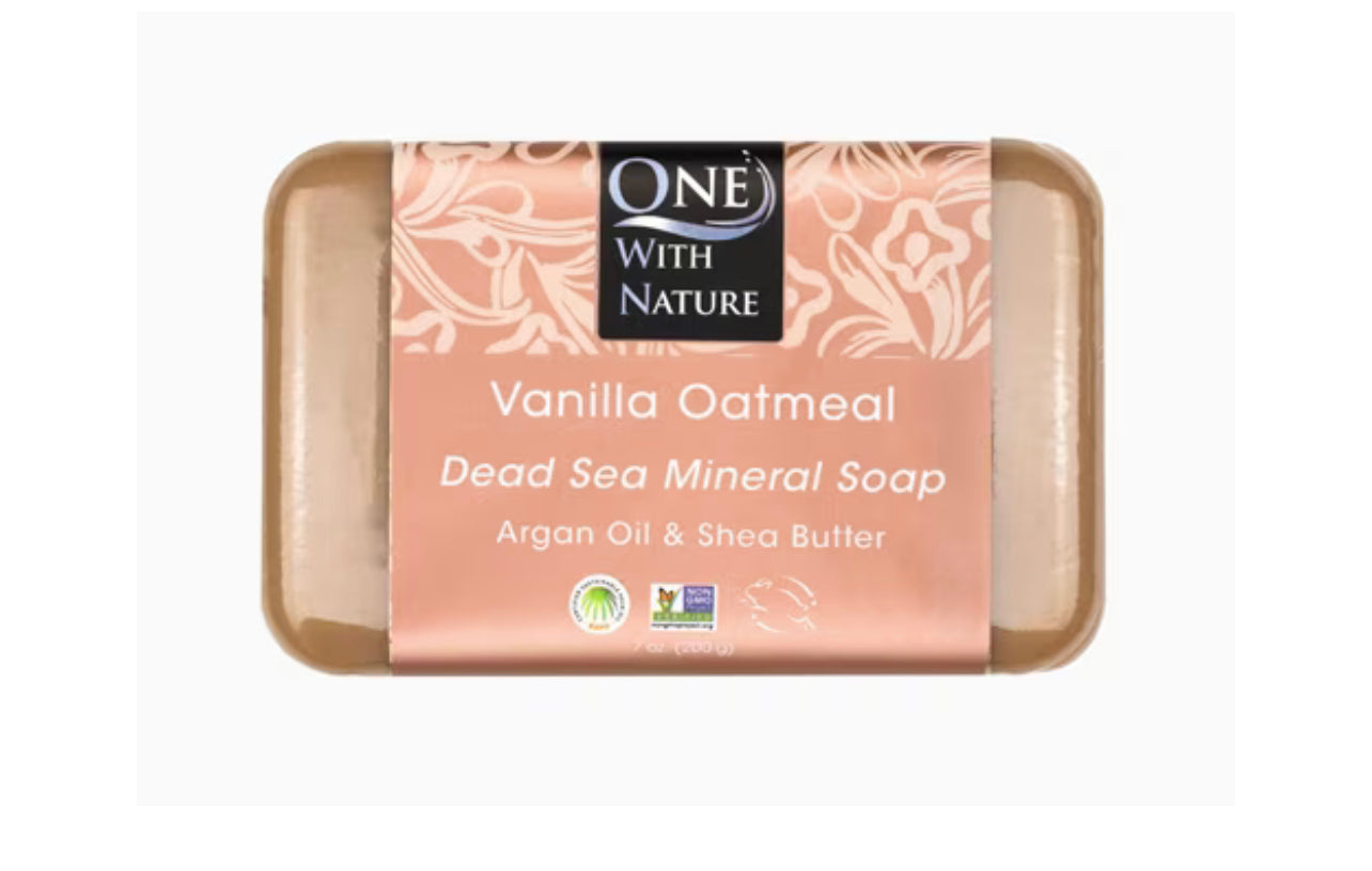 Vanilla Oatmeal Dead Sea Mineral Soap