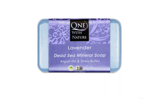 Lavender Dead Sea Mineral Soap w/ Argan Oil & Shea Butter