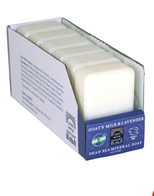 Goat Milk and Lavender Dead Sea Mineral Soap