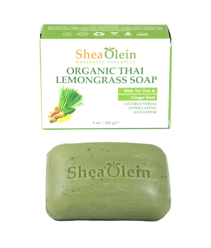 Organic Thai Lemongrass Soap with Tea Tree & Ginger Root