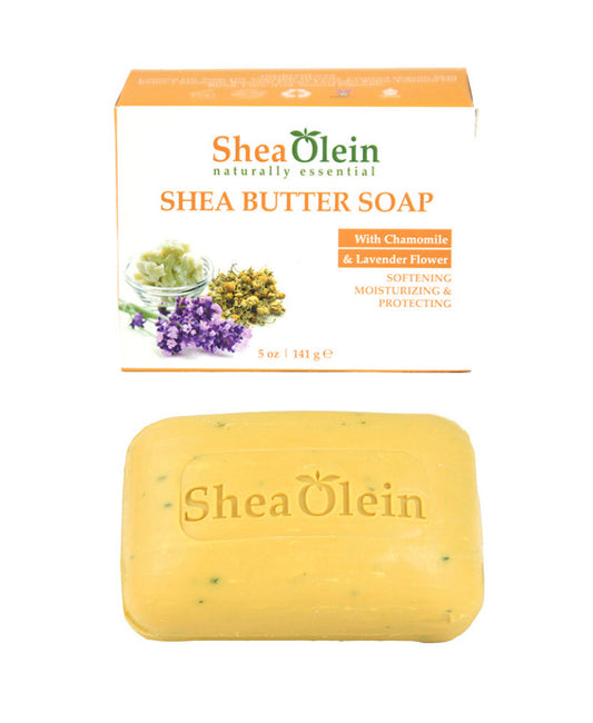 Shea Butter Soap with Chamomile & Lavender Flower